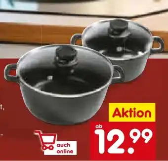 Netto Marken-Discount Ceraflon Aluguss Kochtopf Angebot