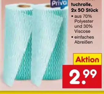 Netto Marken-Discount Priva Mikrofasertuchrolle Angebot
