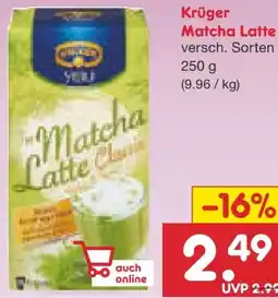 Netto Marken-Discount Krüger Matcha Latte Angebot