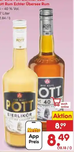 Netto Marken-Discount Pott Der Gute Eierlikör Angebot