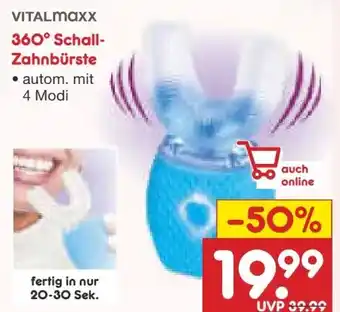 Netto Marken-Discount Vitalmaxx 360° Schall-Zahnbürste Angebot