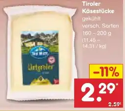Netto Marken-Discount Tirol Milch Urtyroler Angebot