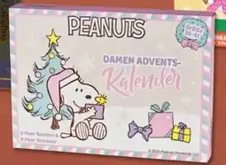 PENNY Peanuts Damen Socken-Adventskalender Angebot