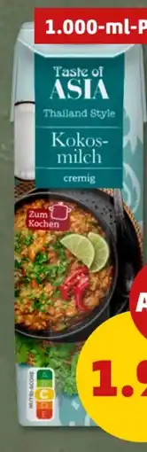 PENNY Taste of Asia Kokosmilch Angebot