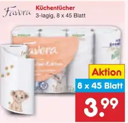 Netto Marken-Discount Favora Küchentücher Angebot