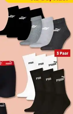 PENNY Puma Herren Sneaker-Socken 3er Pack Angebot