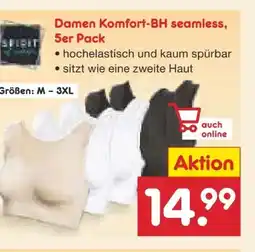 Netto Marken-Discount Spirit of Colours Damen Komfort-BH seamless Angebot