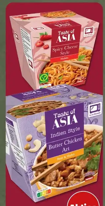 PENNY Taste of Asia Spicy Cheese Style Nudeln Angebot