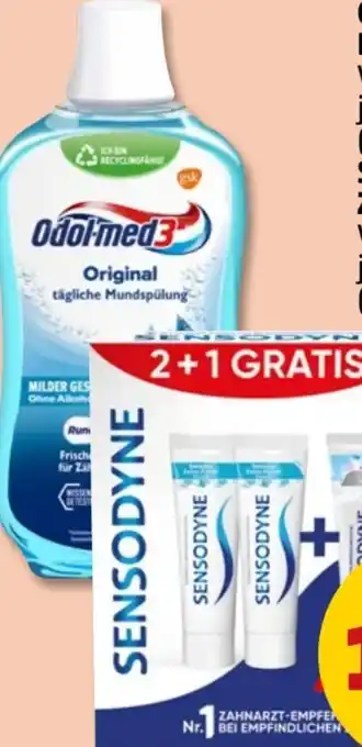 PENNY Odol-Med 3 Mundspülung Angebot