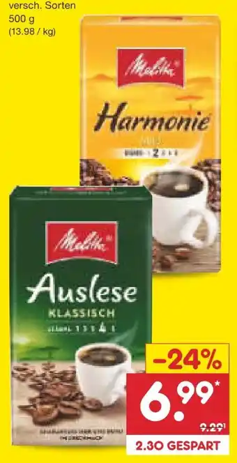 Netto Marken-Discount Melitta Auslese Klassisch Angebot