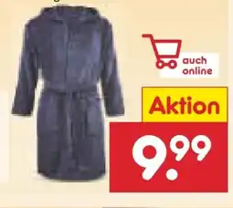 Netto Marken-Discount Spirit of Colours Damen Bademantel mit Kapuze Angebot