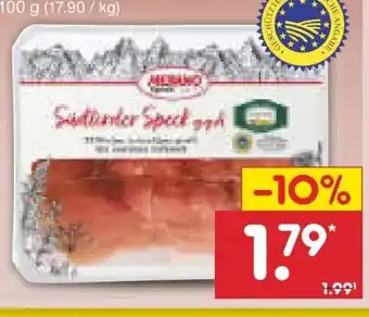 Netto Marken-Discount Südtiroler Heuspeck Angebot