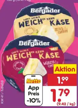 Netto Marken-Discount Bergader Weichkäse-Spezialitäten Angebot