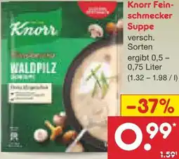 Netto Marken-Discount Knorr Feinschmecker Waldpilz Suppe Angebot