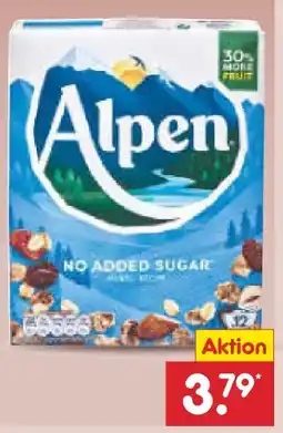 Netto Marken-Discount Alpen Muesli Müsli Angebot