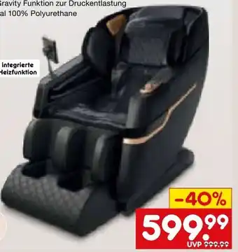 Netto Marken-Discount Juskys Massagesessel Naxos Angebot