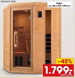 Netto Marken-Discount Artsauna Infrarotkabine Esbjerg Angebot