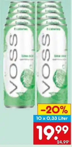 Netto Marken-Discount Voss Water Lemon & Cucumber Angebot