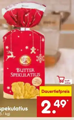 Netto Marken-Discount Santa Claus in Town Butter Spekulatius Angebot