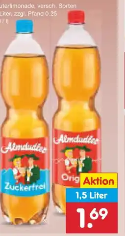 Netto Marken-Discount Almdudler Kräuterlimonade XXL Angebot