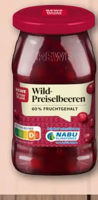 nahkauf Rewe Beste Wahl Wild Preiselbeeren Angebot