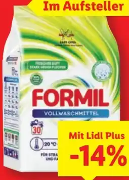 Lidl Formil Vollwaschmittel Angebot