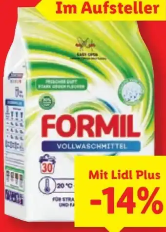 Lidl Formil Vollwaschmittel Angebot