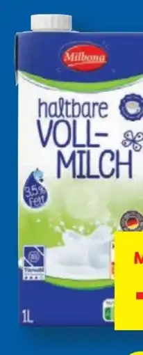 Lidl Milbona Haltbare Vollmilch Angebot