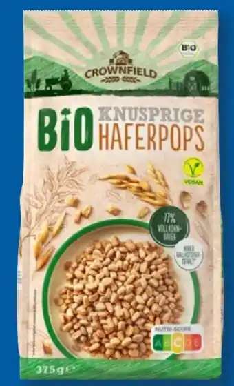 Lidl Crownfield Bio Knusprige Haferpops Angebot