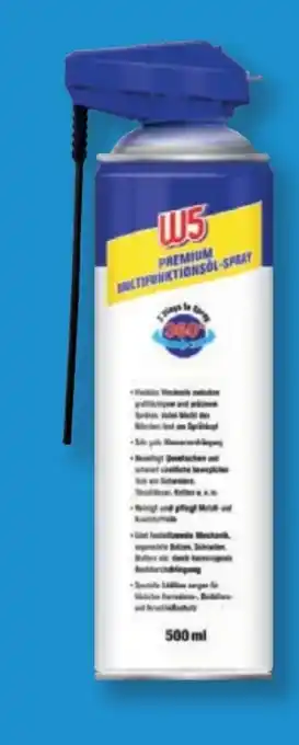 Lidl W5 Premium Multifunktionsöl-­Spray Angebot