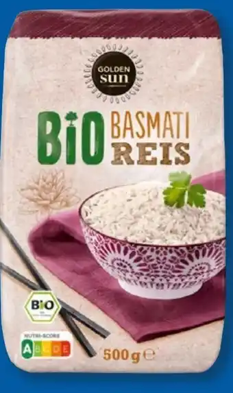 Lidl Golden Sun Bio Basmati Reis Angebot