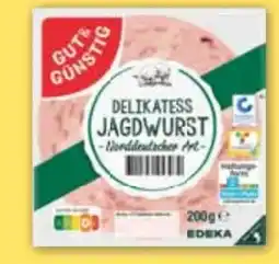 E-Center Gut & Günstig Delikatess Jagdwurst Angebot
