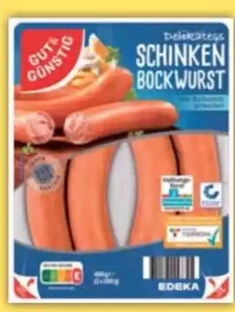 E-Center Gut & Günstig Delikatess-Schinken-Bockwurst Angebot