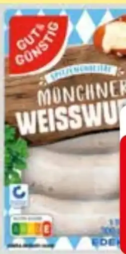 Edeka Gut & Günstig Münchner Weisswurst Angebot