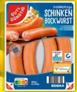 Edeka Gut & Günstig Delikatess-Schinken-Bockwurst Angebot