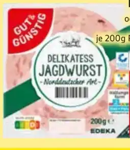 Edeka Gut & Günstig Delikatess Jagdwurst Angebot