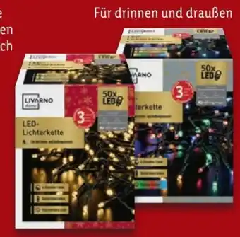 Lidl Livarno Home LED Weihnachts-Außenlichterkette Angebot