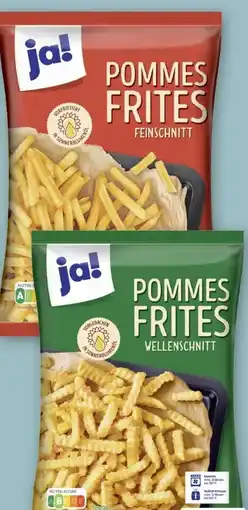 REWE Center ja! Pommes Frites Angebot
