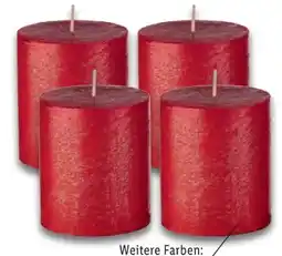 Lidl Livarno Home 4 Rustikkerzen Angebot