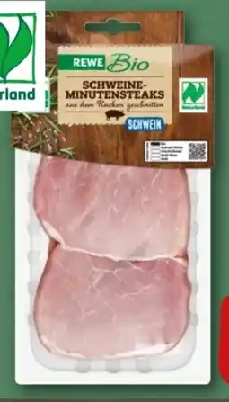 REWE Center Rewe Bio Schweine-Minutensteaks Angebot
