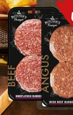 REWE Center Butcher’s Burger Angus Irish Beef Patties Angebot