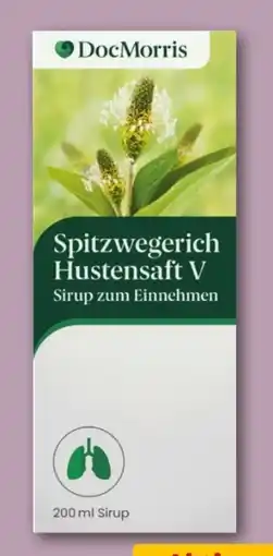 REWE Center Doc Morris Spitzwegerich Hustensaft V Angebot