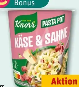 REWE Center Knorr Pasta Snack Pot Käse & Sahne Angebot