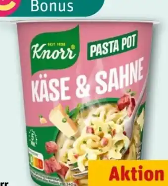 REWE Center Knorr Pasta Snack Pot Käse & Sahne Angebot