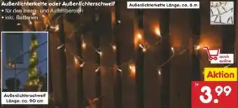 Netto Marken-Discount LED Außenlichterkette Angebot
