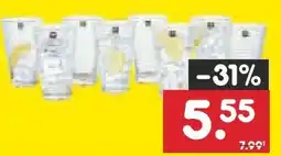 Netto Marken-Discount Leonardo Trinkglas Spirale 8er Set Angebot