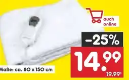 Netto Marken-Discount Medisana Wärmeunterbett Angebot
