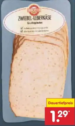 Netto Marken-Discount Gugel Zwiebel-Leberkäse Angebot
