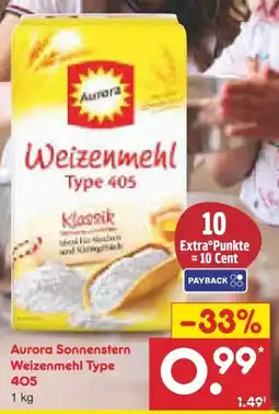 Netto Marken-Discount Aurora Sonnenstern Weizenmehl Angebot