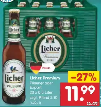 Netto Marken-Discount Licher Premium Bier Angebot